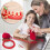 Floleo round knitting loom set with hook, needle, and 3