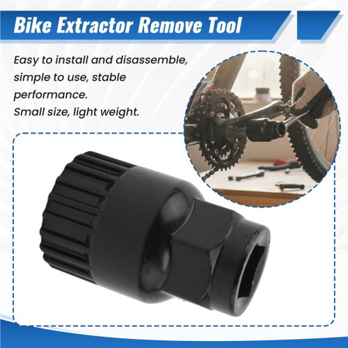 Bicycle 20 Teeth Bottom Bracket Remover Puller Tool Black for Mountain Bike Bicycle Repair Tools 2