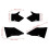 Car  Guard for  Tacoma 2005 Front  Liner Mud Flaps Mudguards Accessories 6