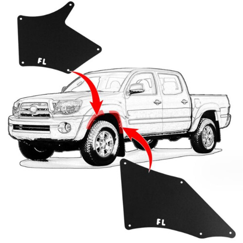 Car  Guard for  Tacoma 2005 Front  Liner Mud Flaps Mudguards Accessories 1