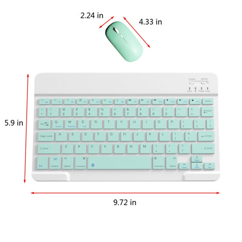 Bluetooth Keyboard and Mouse Set for Windows Android Tablet 2