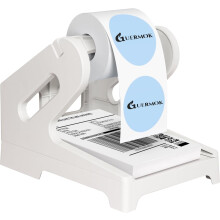 Thermal shipping label holder for rolls and fan-fold 1 pack