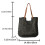 Große Damen-Schultertasche aus Stroh mit Lochmuster 3