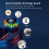 Portable Bluetooth Speaker with Subwoofer and LED Lights 2