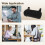 Memory Foam Armrest Pads for Office and Gaming Chairs 1 Pair 7