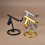 Metal Heart-Shaped Easel Display Stand for Mineral Specimens 6