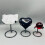 Metal Heart-Shaped Easel Display Stand for Mineral Specimens 7