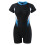 Damen-Rashguard-Badeanzug, kurzärmelig, Boyshort 2