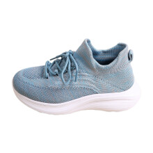 Kids High Top Stretch Sneakers Light Blue Size 10.5–11