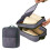 Boîte de rangement étanche pour chaussures de voyage, 3 compartiments, violette 6
