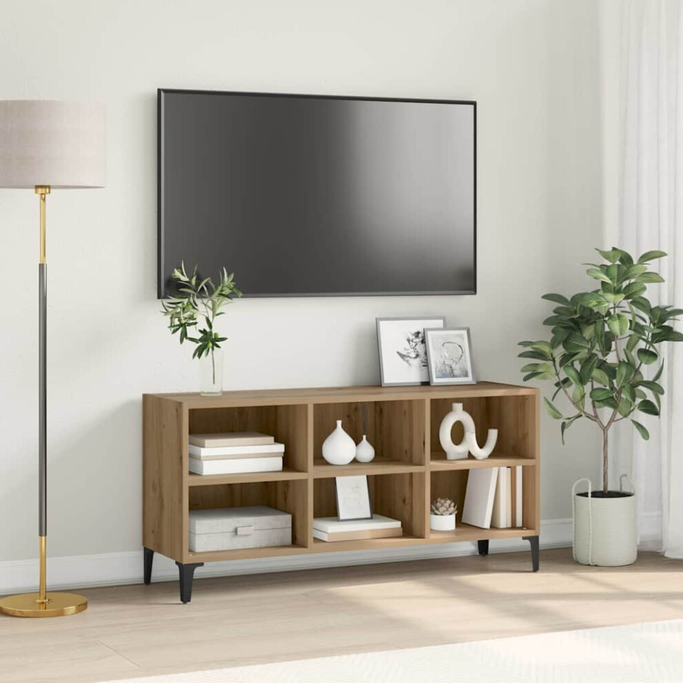 Vidaxl Tv Cabinet Set Brown 103.5 X 30 X 50 Cm Engineered Wood