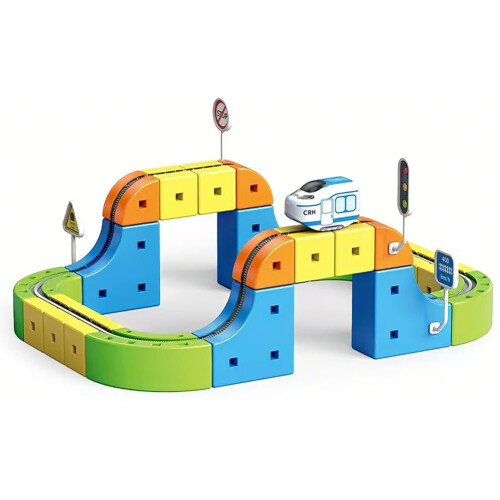 Electric Gear Train Track Set 65PCS