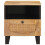 VidaXL vidaXL Bedside Cabinet Natural 40 x 33 x 46 cm Solid Mango Wood 5