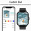 Smartwatch para homens e mulheres, 1,7 polegadas, com chamada Bluetooth. 5
