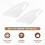 1Pair Front Left&Right Car Headlight Lens Light Cover For  Focus 2005 2006 2007 2008 2