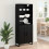 VidaXL vidaXL Highboard with Drawer 2 pcs Black Oak Engineered Wood 5