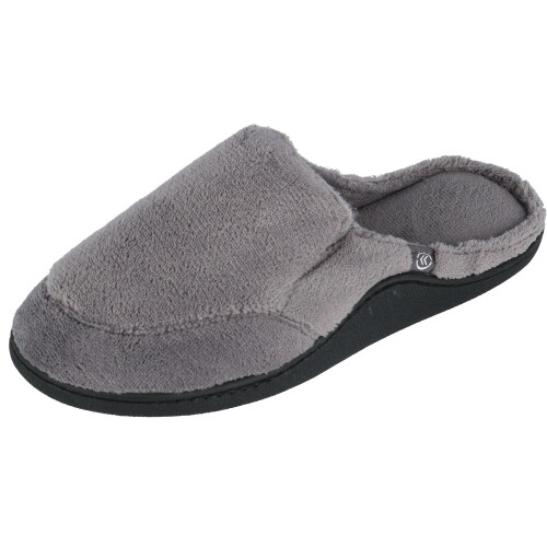 Isotoner Men's Microterry Open Back Clog Slippers