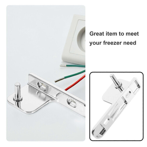 Commercial Refrigerator Door Hinge Compatible with Display Cabinets, Stainless Steel Replacement Right 1