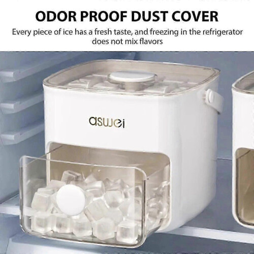 Portable Ice Maker, 48-cube Capacity, One-click Ice Release, Stackable, Temperature-resistant, for Home Kitchen Bar RV Events Summer Entertaining 2