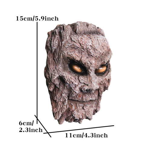 Set di 3 pezzi per decorazioni esterne a forma di albero per Halloween e Pasqua. 2