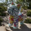 Veilleuse chat mosaïque multicolore en vitrail 4