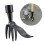 Stand Up Weed Puller Claw, Manual Garden Root Remover Tool, No Bend Over Root Weed Extractor, Black, 14.4*13.8 cm 2