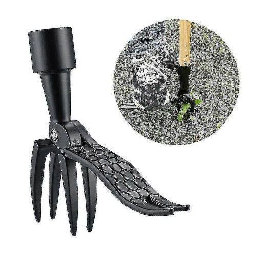 Stand Up Weed Puller Claw, Manual Garden Root Remover Tool, No Bend Over Root Weed Extractor, Black, 14.4*13.8 cm 1