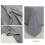 Drap-housse en satin de coton 100 % coton, profondeur 45 cm 6