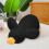 Knuffeleend Geel Wit Pluche 1 stuk 6