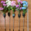 Solar hydrangea LED garden stake light, waterproof, 1 piece 4