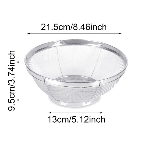 Vegetable Dehydrator with Stainless Steel Sieve Bowl and 1