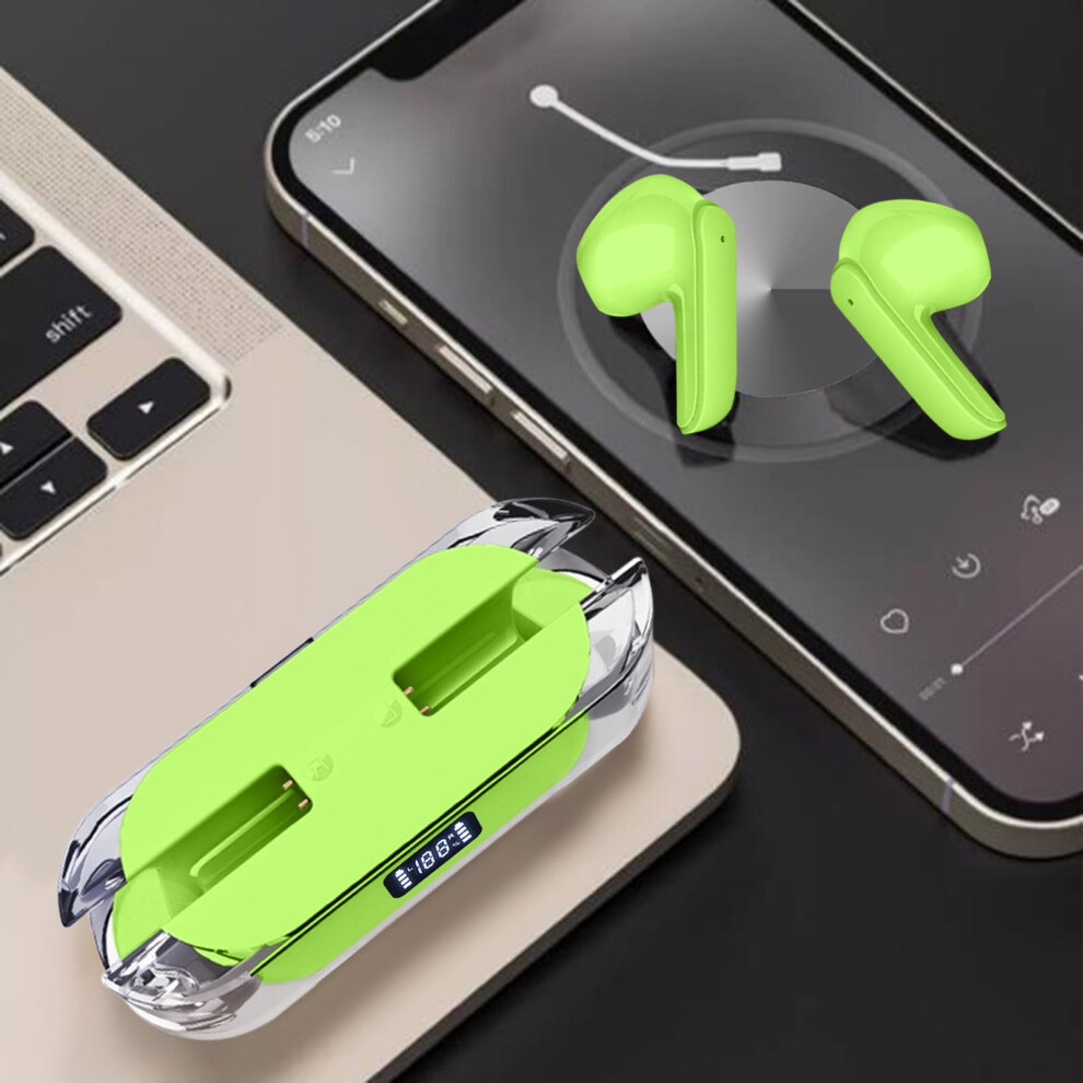 Txmfgh Bluetooth Earphones Transparent Display 1 Pair 972700674822