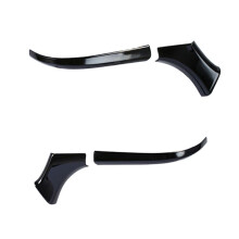 Car Side Door Mirror Trim Rearview Mirror Base Decor Cover for Harrier Venza XU80 2020-2022 RHD Black