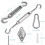 Ensemble de fixation robuste pour auvent en acier inoxydable (1 ensemble) 2