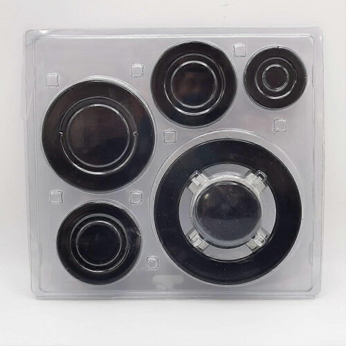 Stove Caps Set Compatible with Sabaf Gas Burners, Zinc Alloy Flame Diffusers 1
