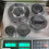 Stove Caps Set Compatible with Sabaf Gas Burners, Zinc Alloy Flame Diffusers 3