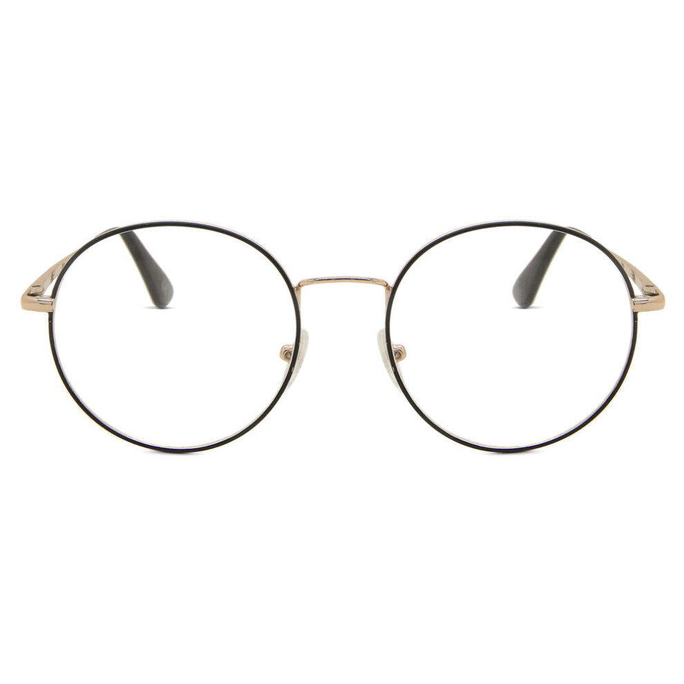 Croon (+2.50) Ringo Shiny Light Gold Black Unisex New Eyeglasses