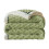 Flannel Fleece Blanket Double Layer 200x150cm Green 2