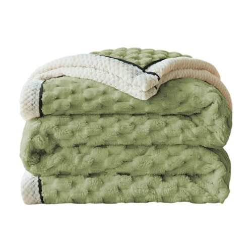 Coral Fleece Reversible Throw Blanket Soft Extra Thick 1