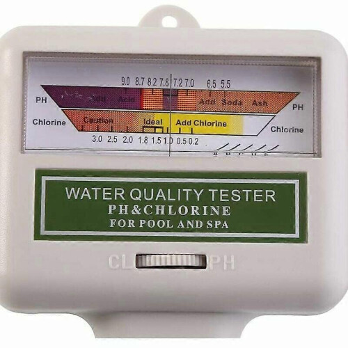 Digital Water Tester for Swimming Pool and Spa, LED Display, Precise Readings, Compact Lightweight Plastic Shell, for Water Quality Analysis 2