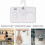 Analog Refrigerator Thermometer with Hook Panel for Easy Placement, Stainless Steel, Temperature Range -20C to 60C 5