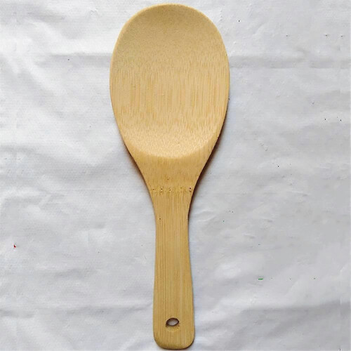 Cucchiaio da riso antiaderente in bambù, 4 pezzi, 23x7 cm, spatola per riso, ideale per cucinare e servire sushi. 2