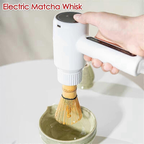Batedor Elétrico Matcha Sem Fio Compacto com Interface Desmontável e Operação Silenciosa 1