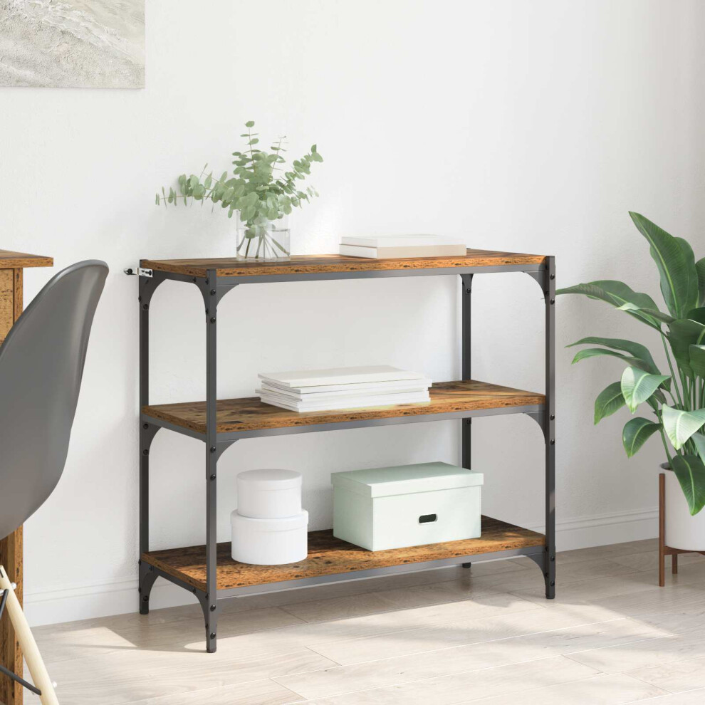 Vidaxl Book Cabinet Old Wood 80 X 33 X 70.5 Cm