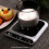 Smart 55 Degree Constant Temperature USB Heating Coaster, Glass-ceramic Panel, 3 Temperature Settings, PTC Fast Heating, for Winter Desk Drinks 4
