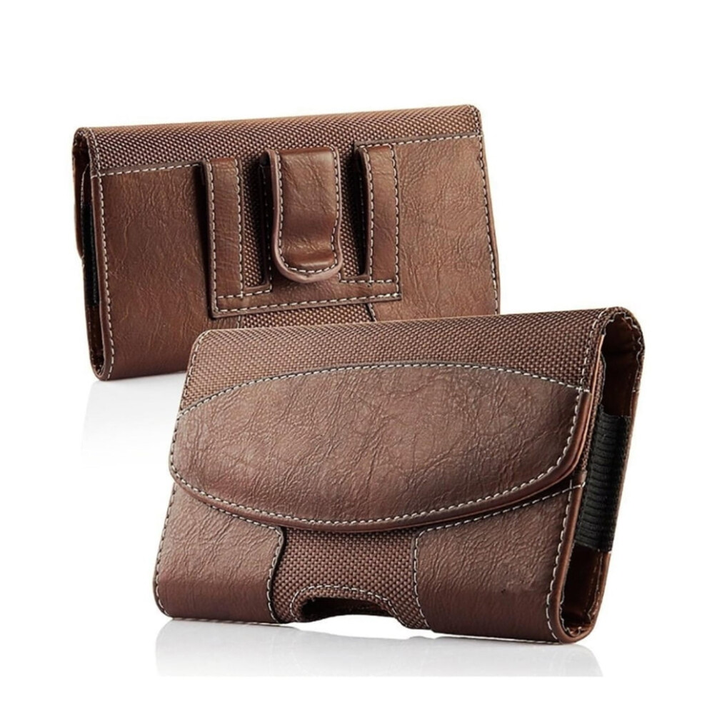Universal Phone Pouch Vintage Pu Waist Belt Holster 908436458344