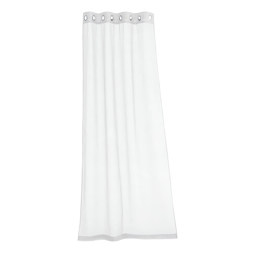Cortinas externas impermeáveis com ilhós e acabamento transparente (pacote com 2) 1