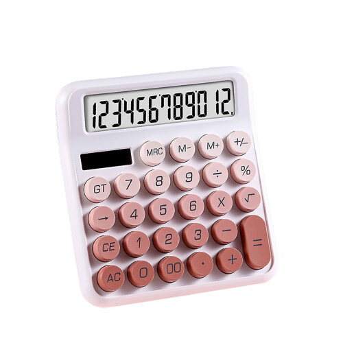 Halloween Indoor Decorations Solar Calculator 12-Bit Pink 2