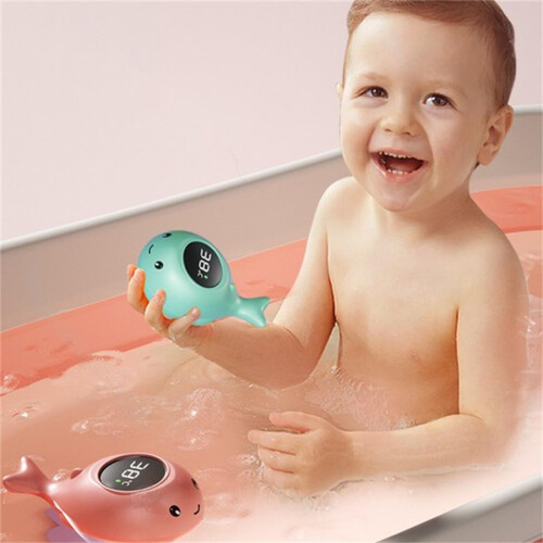 Termometro da bagno a LED con display a 3 colori e ampio schermo. 2