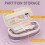 Pencil Case Macaron Purple Large-Capacity Transformable 6